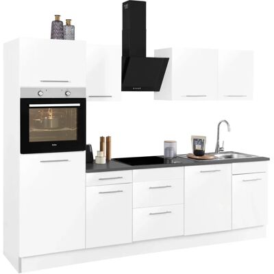 WIHO KÜCHEN Ela 280cm Granite Gray Küchenzeile - Küchenmöbel WIHO KÜCHEN Ela 280cm Granite Gray Küchenzeile - Küchenmöbel