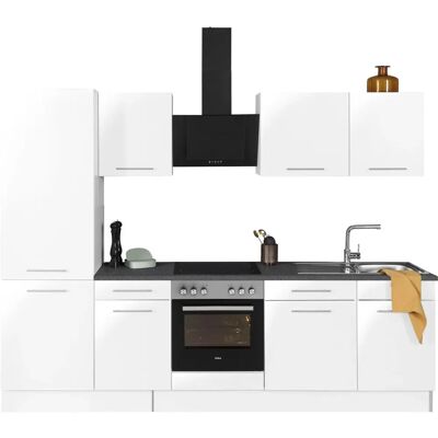 WIHO KÜCHEN Ela - 280cm Weiße Küchenzeile WIHO KÜCHEN Ela - 280cm Weiße Küchenzeile