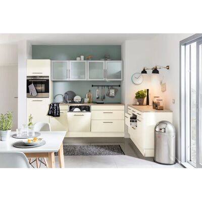 WIHO KÜCHEN Ela Küchenschrank - 60cm, beige, höhenverstellbar WIHO KÜCHEN Ela Küchenschrank - 60cm, beige, höhenverstellbar