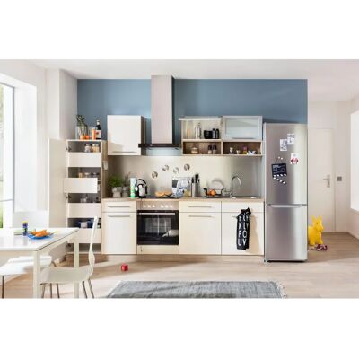 WIHO KÜCHEN Flexi2 Hängeschrank - Glastür, Sonoma Eiche, 60cm WIHO KÜCHEN Flexi2 Hängeschrank - Glastür, Sonoma Eiche, 60cm