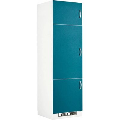 WIHO KÜCHEN Flexi Küchen Schrank - Ozeanblau - Kühlschrankumbauschrank WIHO KÜCHEN Flexi Küchen Schrank - Ozeanblau - Kühlschrankumbauschrank