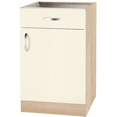 WIHO KÜCHEN Flexi Küchenunterschrank - Magnolia - 50x82x57 cm WIHO KÜCHEN Flexi Küchenunterschrank - Magnolia - 50x82x57 cm
