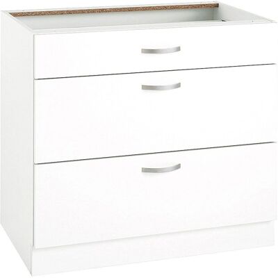 WIHO KÜCHEN Flexi Küchen Schrank - Weiß - Küchenunterschrank WIHO KÜCHEN Flexi Küchen Schrank - Weiß - Küchenunterschrank