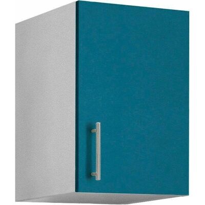 WIHO KÜCHEN Kiel Ozeanblau Stahlgrau Hängeschrank - Küchenschrank WIHO KÜCHEN Kiel Ozeanblau Stahlgrau Hängeschrank - Küchenschrank