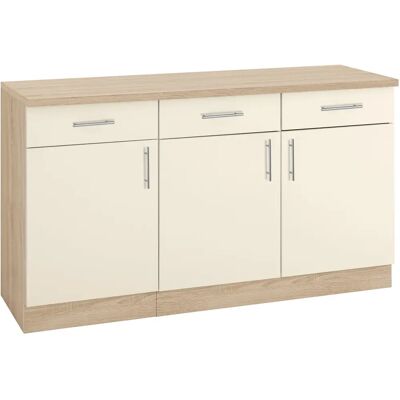 WIHO KÜCHEN Kiel beiges Küchenschrank - Küchenschrank WIHO KÜCHEN Kiel beiges Küchenschrank - Küchenschrank