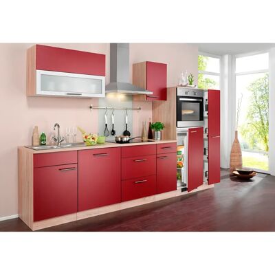 WIHO KÜCHEN Montana Hängeschrank - 2 Türen, 100x56,5x35cm, Burgund WIHO KÜCHEN Montana Hängeschrank - 2 Türen, 100x56,5x35cm, Burgund