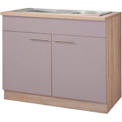 WIHO KÜCHEN Montana Küchenschrank - 2 Türen, 100x60x85 cm WIHO KÜCHEN Montana Küchenschrank - 2 Türen, 100x60x85 cm
