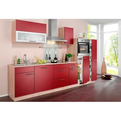 WIHO KÜCHEN Montana - Burgund, Sonoma Eiche, 50cm, 85cm, 60cm - Unterschrank WIHO KÜCHEN Montana - Burgund, Sonoma Eiche, 50cm, 85cm, 60cm - Unterschrank