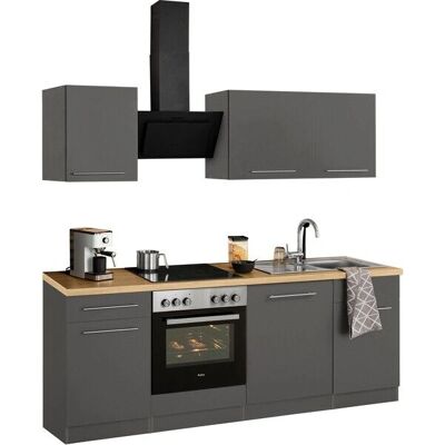 Wiho Küchen Unna Küchenzeile - Glaskeramikkochfeld - 220cm Wiho Küchen Unna Küchenzeile - Glaskeramikkochfeld - 220cm