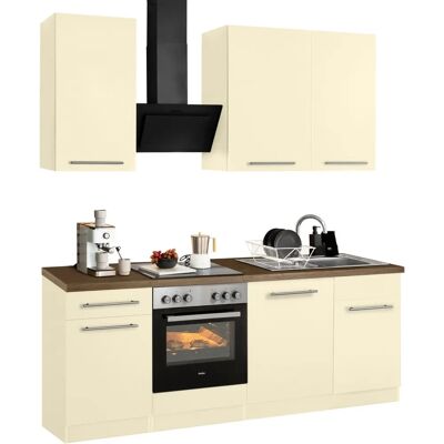WIHO KÜCHEN Unna - Magnolia Beige Küchenzeile - Küchenart WIHO KÜCHEN Unna - Magnolia Beige Küchenzeile - Küchenart