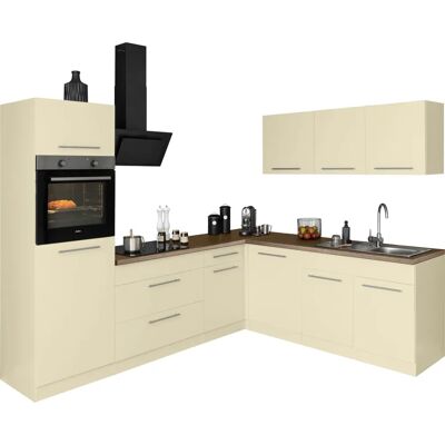 WIHO KÜCHEN Unna Komplettküche - 260x220cm, Beige WIHO KÜCHEN Unna Komplettküche - 260x220cm, Beige