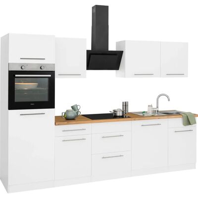 WIHO KÜCHEN Unna - Komplette Küche - 280cm x 60cm - Weiß WIHO KÜCHEN Unna - Komplette Küche - 280cm x 60cm - Weiß