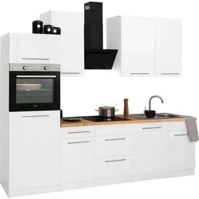 WIHO KÜCHEN Unna Küchenzeile - Weiß, 280cm x 60cm, Komplettset WIHO KÜCHEN Unna Küchenzeile - Weiß, 280cm x 60cm, Komplettset