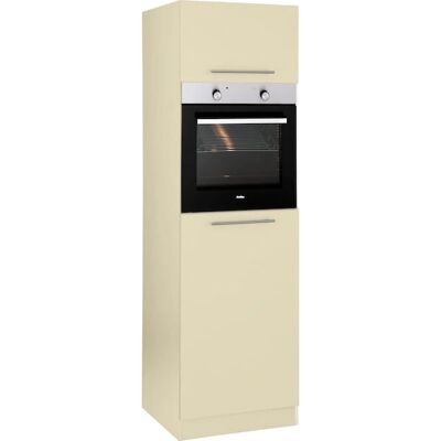 WIHO KÜCHEN Unna - Beige - Einbaubackofen und Kühlschrankschrank WIHO KÜCHEN Unna - Beige - Einbaubackofen und Kühlschrankschrank