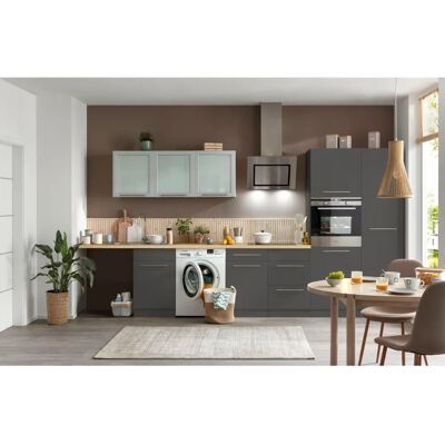 WIHO KÜCHEN Unna 60cm Anthrazit Küchen Schrank WIHO KÜCHEN Unna 60cm Anthrazit Küchen Schrank