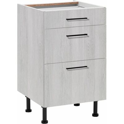 WIHO Nisos Weiß Küchenunterschrank mit Soft-Close - Schrank WIHO Nisos Weiß Küchenunterschrank mit Soft-Close - Schrank