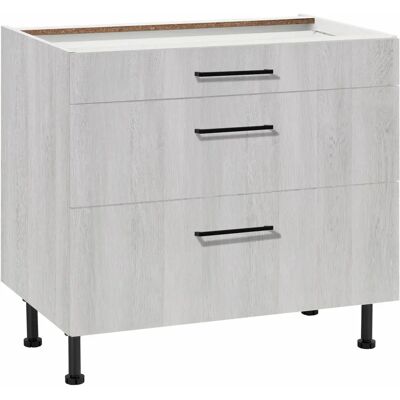 WIHO KÜCHEN Nisos Weiß Küchenunterschrank - Küchen Schrank WIHO KÜCHEN Nisos Weiß Küchenunterschrank - Küchen Schrank