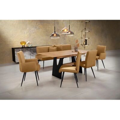 KW Komfort & Wohnen - Giacomo I - curcuma - Dining set KW Komfort & Wohnen - Giacomo I - curcuma - Dining set
