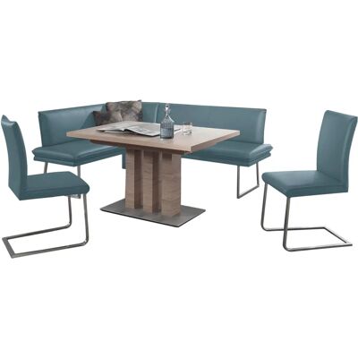 K+W Komfort & Wohnen Santos III Modular Esstisch - Leder, Blau K+W Komfort & Wohnen Santos III Modular Esstisch - Leder, Blau