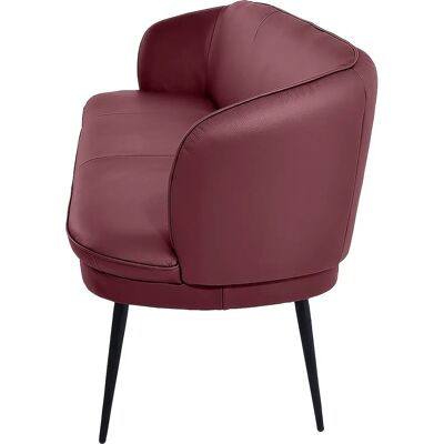 K+W KOMFORT & WOHNEN Zoom Leder 3-Sitzer Rot - Sitzbank K+W KOMFORT & WOHNEN Zoom Leder 3-Sitzer Rot - Sitzbank