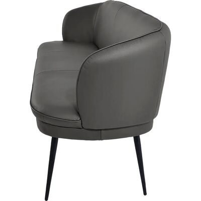 K+W KOMFORT & WOHNEN Zoom Polsterbank - 3-Sitzer, Leder, Silber K+W KOMFORT & WOHNEN Zoom Polsterbank - 3-Sitzer, Leder, Silber