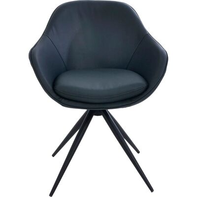 K+W KOMFORT & WOHNEN Zoom Bürostuhl - Leder, Blau, 60x57cm K+W KOMFORT & WOHNEN Zoom Bürostuhl - Leder, Blau, 60x57cm