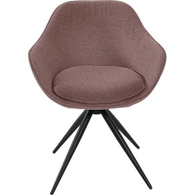 K+W KOMFORT & WOHNEN ZOOM Drehstuhl - Flachgewebe, Metallgestell, Rosa K+W KOMFORT & WOHNEN ZOOM Drehstuhl - Flachgewebe, Metallgestell, Rosa