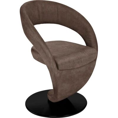 K+W KOMFORT & WOHNEN Wave Bürostuhl - Mikrofaser, Braun, 86cm H K+W KOMFORT & WOHNEN Wave Bürostuhl - Mikrofaser, Braun, 86cm H