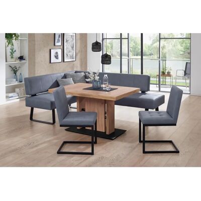 K+W Spider II Essgruppe - Microfaser, Ausziehbarer Tisch, 2 Stühle K+W Spider II Essgruppe - Microfaser, Ausziehbarer Tisch, 2 Stühle