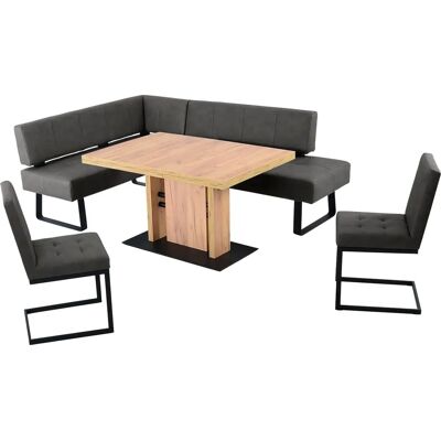 K+W KOMFORT & WOHNEN Spider II Blau Essgruppe - Ausziehbarer Tisch, Microfaser K+W KOMFORT & WOHNEN Spider II Blau Essgruppe - Ausziehbarer Tisch, Microfaser