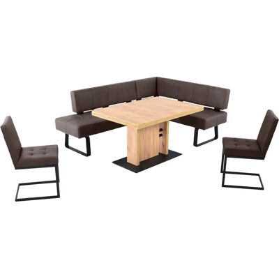 K+W KOMFORT & WOHNEN Spider II - Essgruppe mit Ausziehtisch, Microfaser K+W KOMFORT & WOHNEN Spider II - Essgruppe mit Ausziehtisch, Microfaser