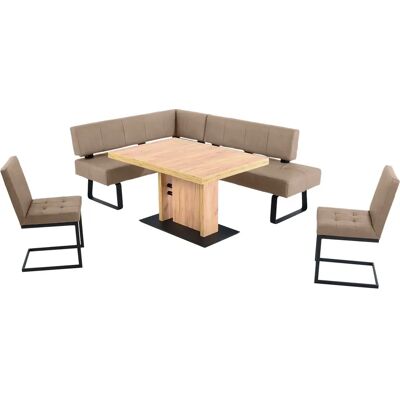 K+W Spider II Beige Ausziehbares Esszimmer-Set K+W Spider II Beige Ausziehbares Esszimmer-Set