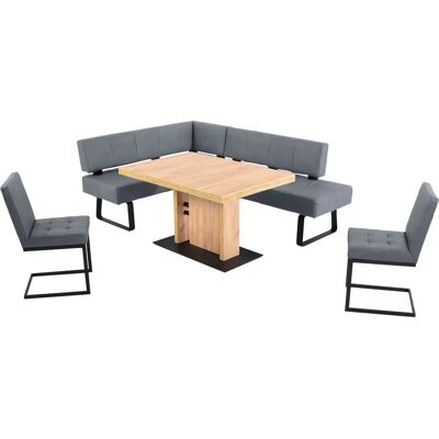K+W KOMFORT & WOHNEN Spider II Blau Microfaser Ausziehbar Esstisch K+W KOMFORT & WOHNEN Spider II Blau Microfaser Ausziehbar Esstisch