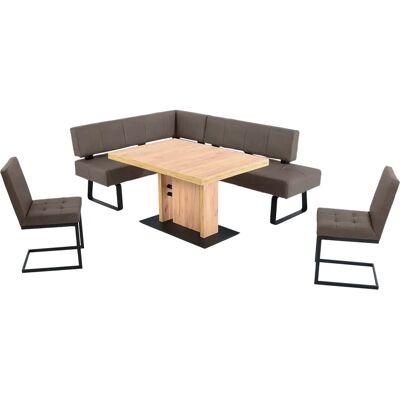 K+W Komfort & Wohnen Spider II - Essgruppe mit 7 Sitzen - Ausziehtisch & Eckbank K+W Komfort & Wohnen Spider II - Essgruppe mit 7 Sitzen - Ausziehtisch & Eckbank