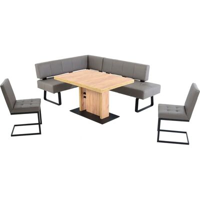 K+W Spider II Essgruppe - Leder, Ausziehbarer Tisch, 2 Stühle K+W Spider II Essgruppe - Leder, Ausziehbarer Tisch, 2 Stühle