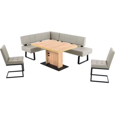 K+W KOMFORT & WOHNEN Spider II - Essgruppe mit Leder & Ausziehtisch K+W KOMFORT & WOHNEN Spider II - Essgruppe mit Leder & Ausziehtisch