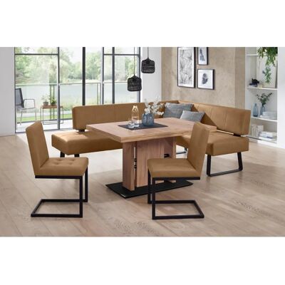 K+W Komfort & Wohnen Spider II Microfaser Esstisch-Set - Sitzmöbel-Sets K+W Komfort & Wohnen Spider II Microfaser Esstisch-Set - Sitzmöbel-Sets