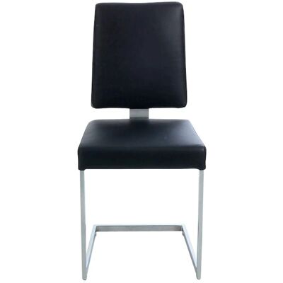 K+W Komfort & Wohnen Moderner Freischwinger - Schwarz - 44x96x57 cm K+W Komfort & Wohnen Moderner Freischwinger - Schwarz - 44x96x57 cm