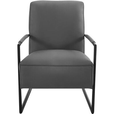 K+W KOMFORT & WOHNEN Cocktailsessel - Microfaser, anthrazit, 62x77x83 cm K+W KOMFORT & WOHNEN Cocktailsessel - Microfaser, anthrazit, 62x77x83 cm