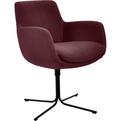 K+W KOMFORT & WOHNEN Pego Roter Drehstuhl K+W KOMFORT & WOHNEN Pego Roter Drehstuhl