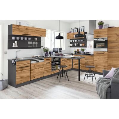 Kochstation KS-Tulsa - Küchenschrank - Braun - 60cm Breit Kochstation KS-Tulsa - Küchenschrank - Braun - 60cm Breit