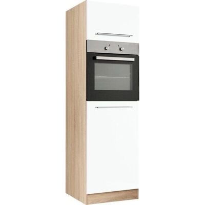 Kochstation KS-Eton Weiß Matt Küchen Schrank - 60cm Breite Kochstation KS-Eton Weiß Matt Küchen Schrank - 60cm Breite