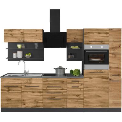 Held Möbel Tulsa Küchenzeile - Modernes Walnuss-Set Held Möbel Tulsa Küchenzeile - Modernes Walnuss-Set