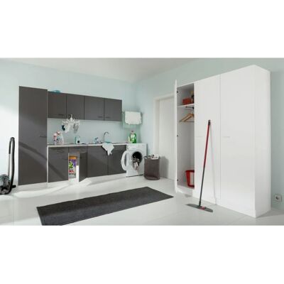 Held Möbel Elster Mehrzweckschrank - Weiß - 3 verstellbare Regale Held Möbel Elster Mehrzweckschrank - Weiß - 3 verstellbare Regale