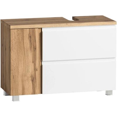 Wotaneiche SKRINKA POD UMÝVADLO - 85/56/35 cm Badezimmer Schrank Wotaneiche SKRINKA POD UMÝVADLO - 85/56/35 cm Badezimmer Schrank