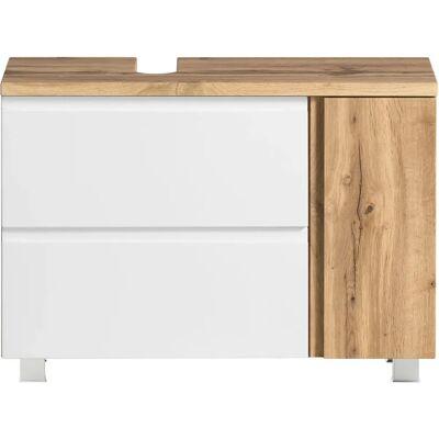 Welltime Sölden Badschrank - Mattweiß - Verstellbare Türscharniere Welltime Sölden Badschrank - Mattweiß - Verstellbare Türscharniere