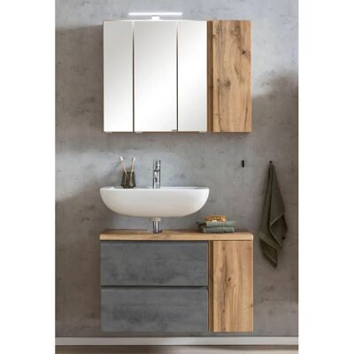 HELD MÖBEL Sölden - Badezimmer-Set - Grau HELD MÖBEL Sölden - Badezimmer-Set - Grau