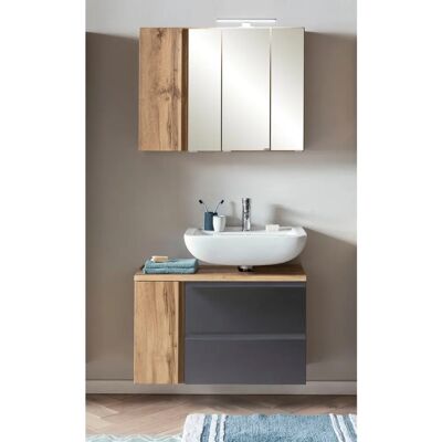 WELLTIME Sölden Badezimmer-Set - Modernes MDF Design WELLTIME Sölden Badezimmer-Set - Modernes MDF Design