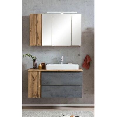 HELD MÖBEL Sölden Badmöbel-Set - Grau (oxid beton) - Badezimmer-Set HELD MÖBEL Sölden Badmöbel-Set - Grau (oxid beton) - Badezimmer-Set
