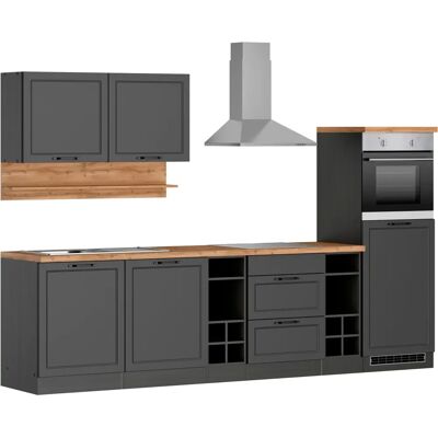 Kochstation KS-Lana - Komplettküchen-Set mit Cerankochfeld - Küche Kochstation KS-Lana - Komplettküchen-Set mit Cerankochfeld - Küche